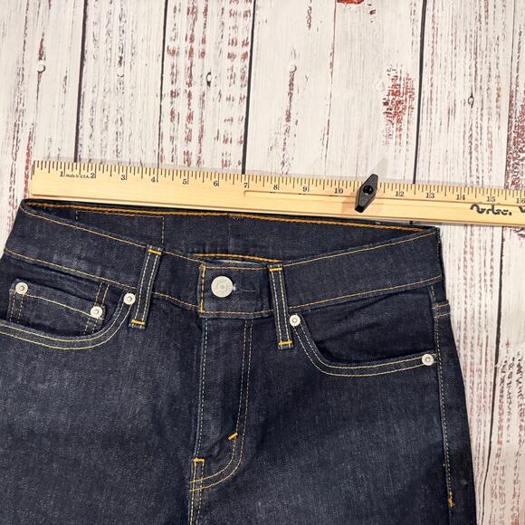 Levi’s 511 Slim Fit Jeans Men’s 28x30 Dark Wash Stretch Denim - Picture 6 of 8